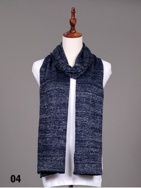 Fashion Pin Stripped Knitted Scarf